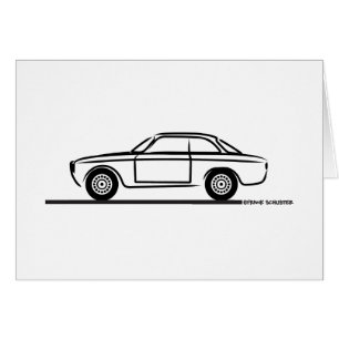 Alfa Romeo GTA GTV T-Shirt Hälsningskort