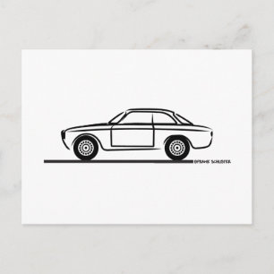 Alfa Romeo GTA GTV T-Shirt Vykort