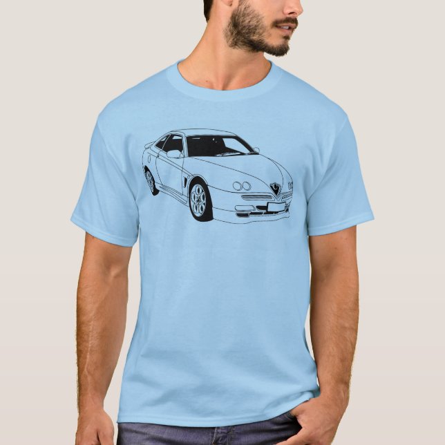 Alfa Romeo GTV Coupe T-Shirt (Framsida)