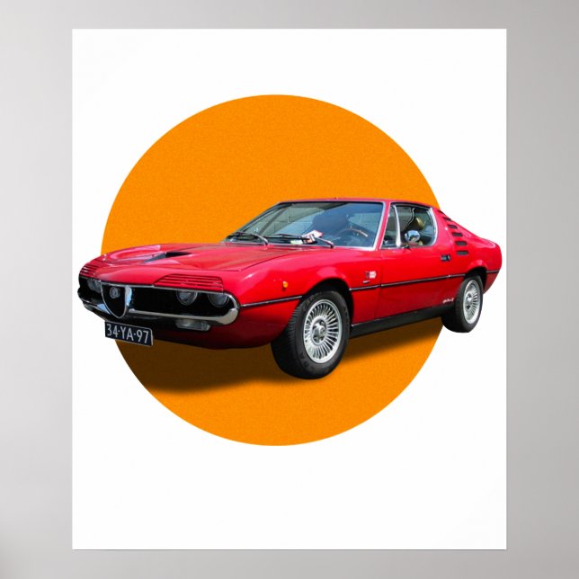 Alfa Romeo Montreal Poster (Framsidan)
