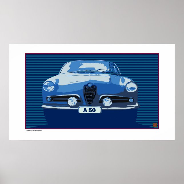 Alfa Romeo-Print Poster (Framsidan)
