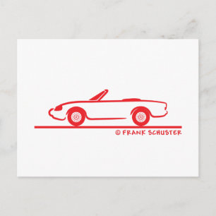 Alfa Romeo Spider Duetto Vykort