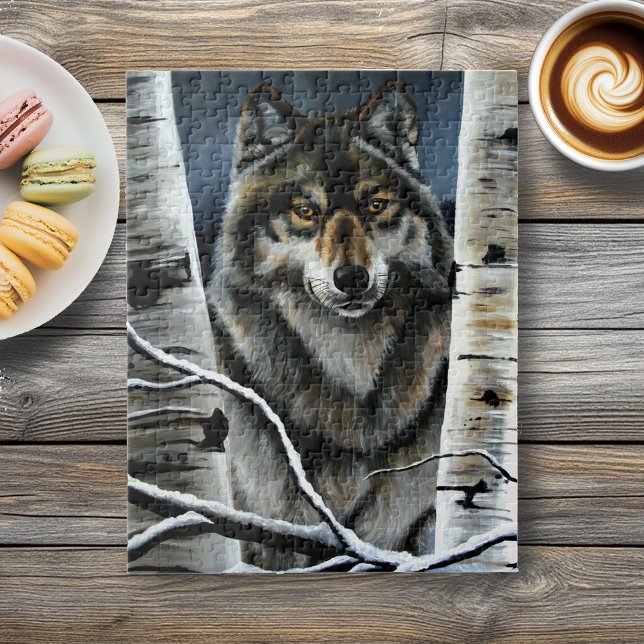 Alfa Timber Varg Poplar Träd Pussel (Skapare uppladdad)