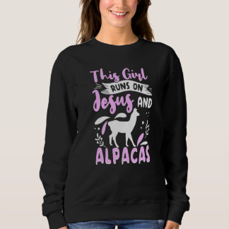 Alfa-utrustning för Llama Apparel Women Girls T Shirt
