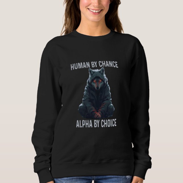 Alfa-Varg-PM-Manar-människa efter varje val T Shirt (Framsida)