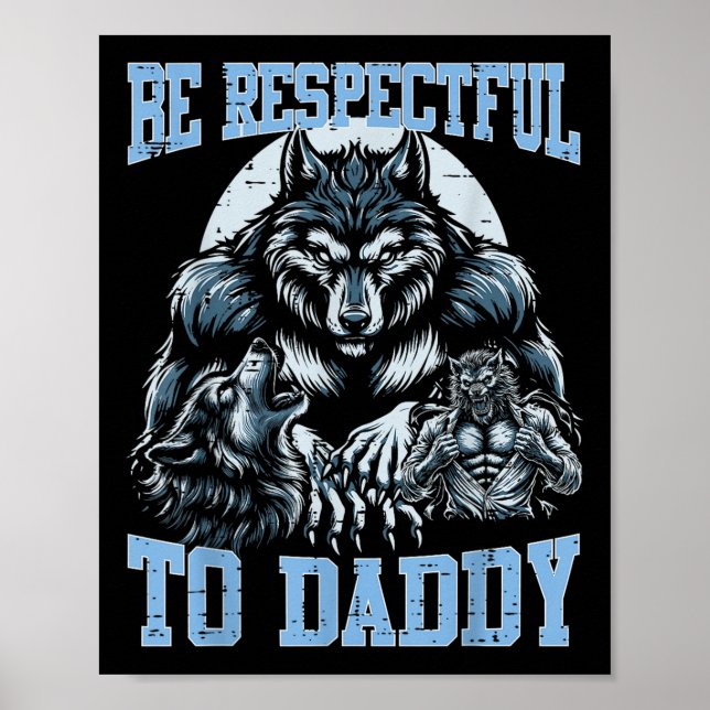 Alfa-Vargen ska vara respektfull mot pappa Funny M Poster (Framsidan)