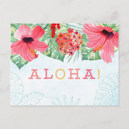 Alfa-vykort, aloha hälsning-kort vykort