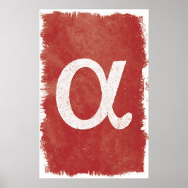 Alfaart - Matematik Poster