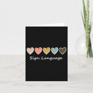 Alfabet Amerikansk Asl Lärare Sjunga Språk Kort