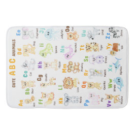 Alfabet Animal ABC Cute animals Badrumsmatta