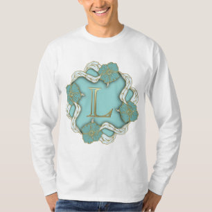 Alfabet Bokstav Initial T Shirt