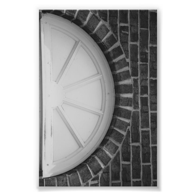 Alfabet Brev Fotografi D8 Black and White 4x6 (Framsidan)