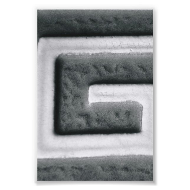 Alfabet Brev Fotografi G2 Black and White 4x6 (Framsidan)