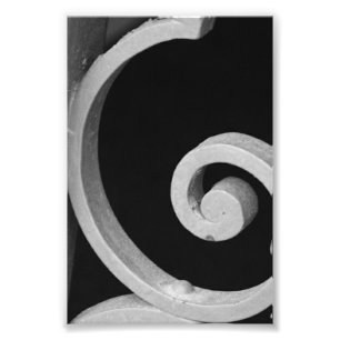 Alfabet Brev Fotografi G7 Black and White 4x6