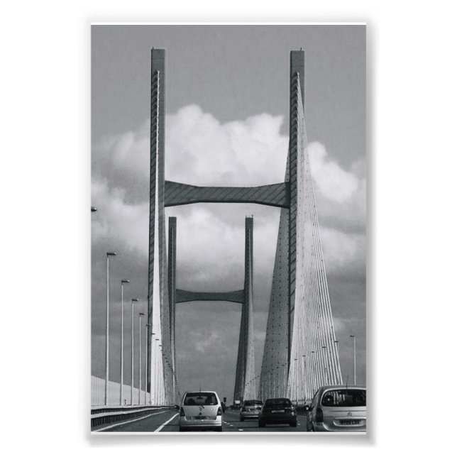 Alfabet Brev Fotografi H2 Black and White 4x6 (Framsidan)