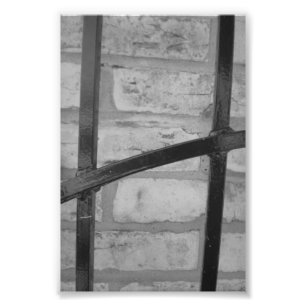 Alfabet Brev Fotografi H4 Black and White 4x6