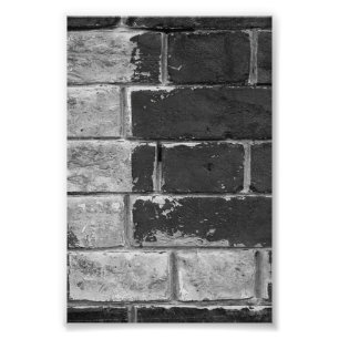 Alfabet Brev Fotografi L2 Black and White 4x6