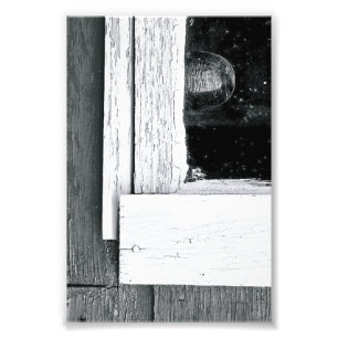 Alfabet Brev Fotografi L5, svart och vit 4 x 6