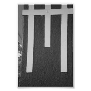 Alfabet Brev Fotografi M2 Black and White 4x6