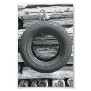 Alfabet Brev Fotografi O3 Black and White 4x6