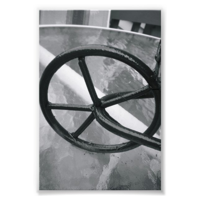 Alfabet Brev Fotografi Q2 Black and White 4x6 (Framsidan)