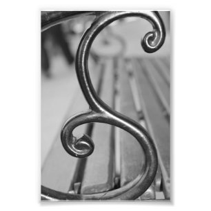 Alfabet Brev Fotografi S3 Black and White 4x6