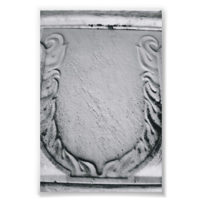 Alfabet Brev Fotografi U1 Black and White 4x6 (Framsidan)