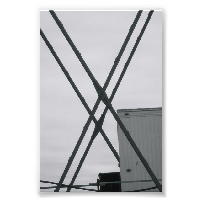 Alfabet Brev Fotografi X2 Black and White 4x6 (Framsidan)
