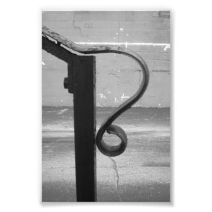 Alfabet Brev Photography R1 Black and White 4x6 Fototryck