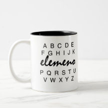 Alfabet Elemeno Mugg