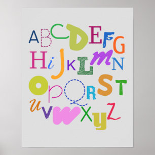 alfabet (fet) poster