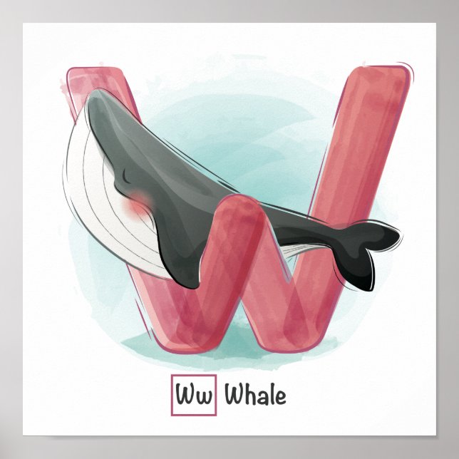 Alfabet för akut djurdjur poster (Framsidan)