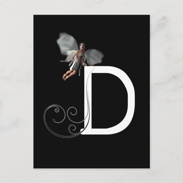 Alfabet för små älvor vykort (Framsida)