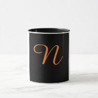 ALFABET INITIAL N MONOGRAM