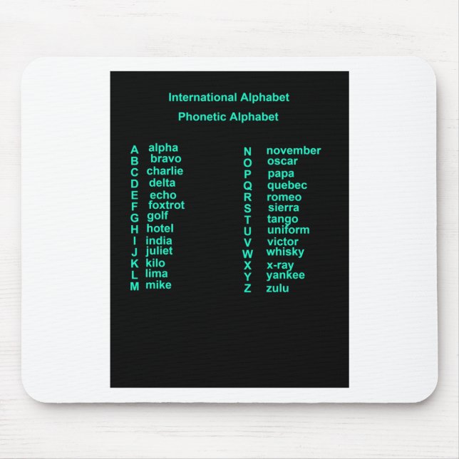 Alfabet Internationell Musmatta (Framsidan)