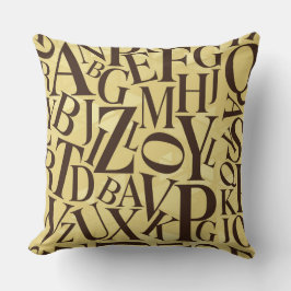 Alfabet Kastkudde Kudde