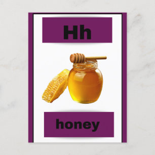 alfabet-kort (med äkta bild) helg vykort