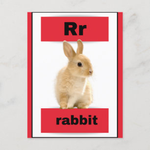 alfabet-kort (med äkta bild) helg vykort