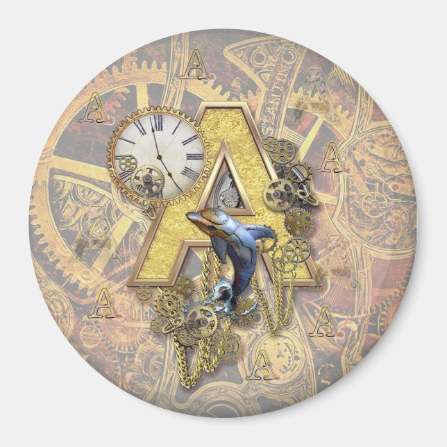 Alfabet, Monogram A Magnet (Framsidan)
