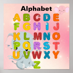 Alfabet poster