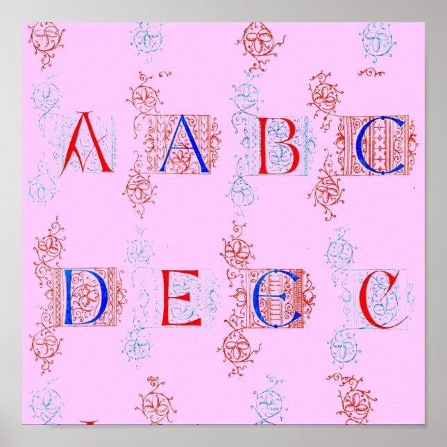 Alfabet Poster (Framsidan)