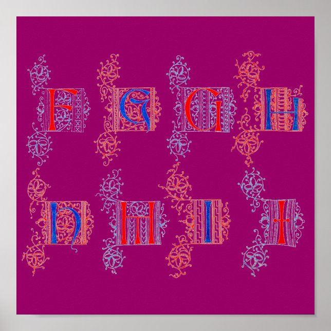 Alfabet Poster (Framsidan)