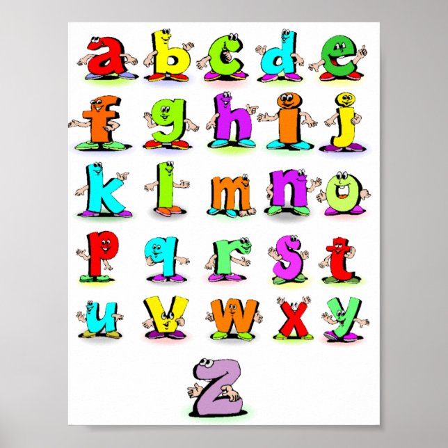 Alfabet Poster (Framsidan)