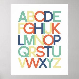 Alfabet Poster