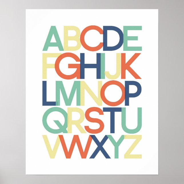 Alfabet Poster (Framsidan)