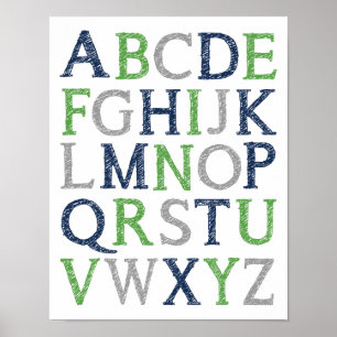 Alfabet Poster