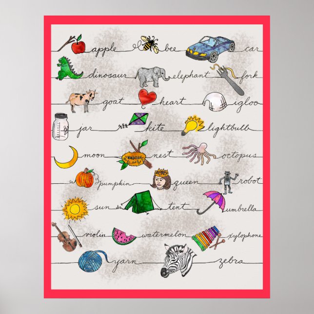 Alfabet Poster (Framsidan)