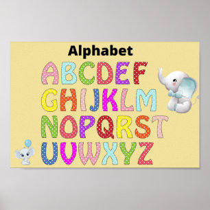 Alfabet poster
