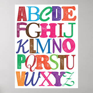 Alfabet Poster