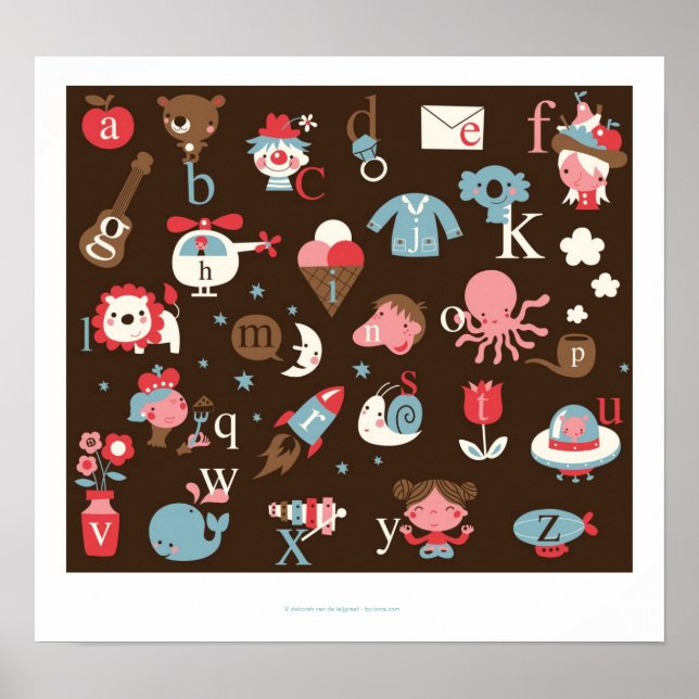 Alfabet poster (Framsidan)